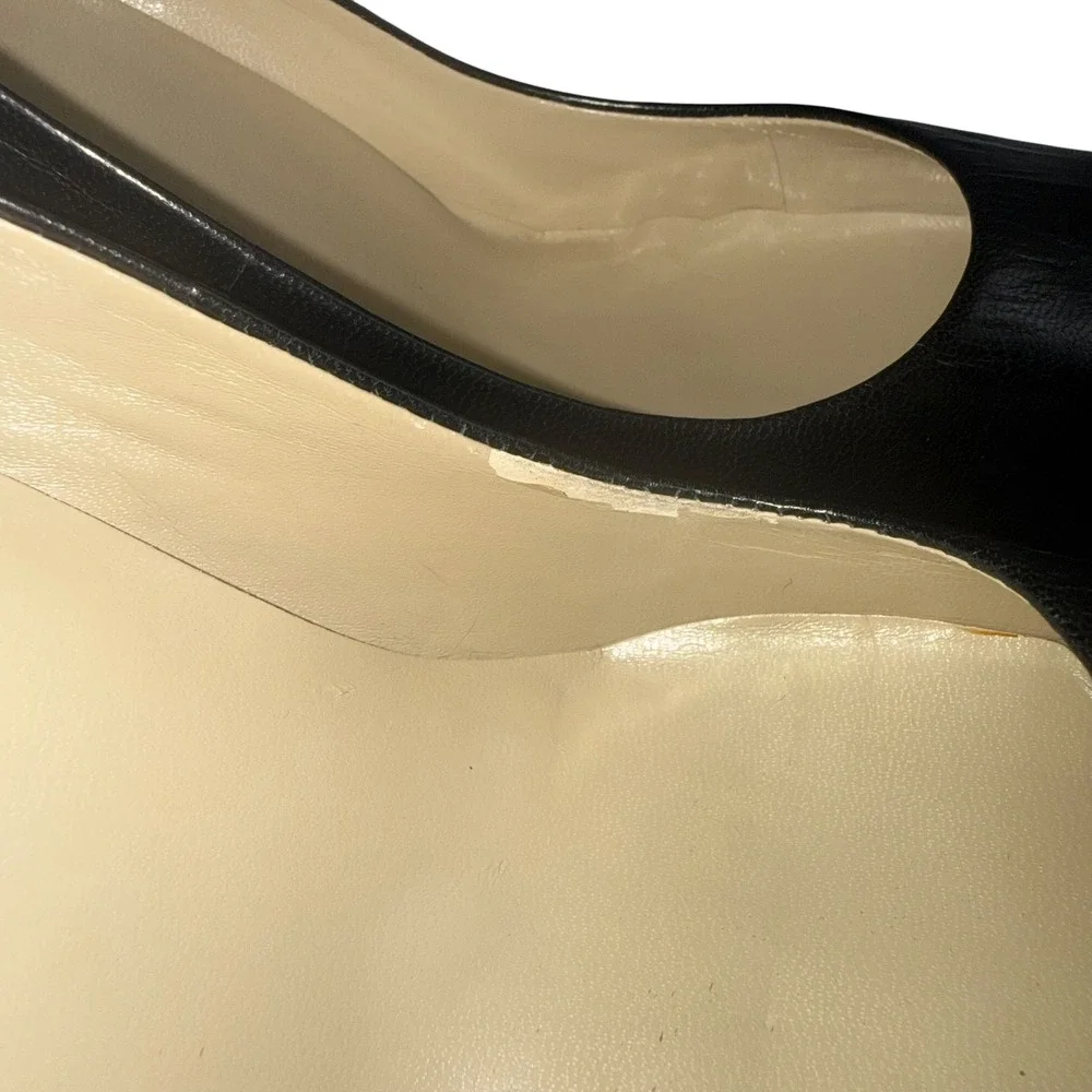 Lauren by Ralph Lauren Zamora Pump Women's High Heel - Size 8B- Black Leather